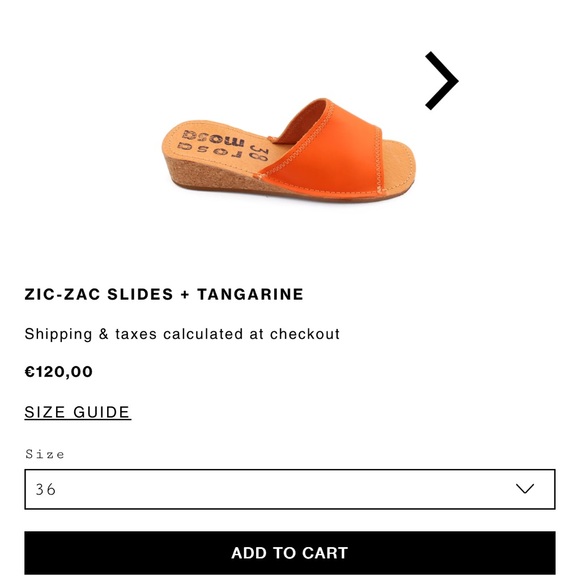 Rosa Mosa ziczac orange slides NWT - Picture 8 of 9